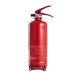 FOUR EXTINGUISHERS 2 KG STEEL RED