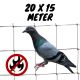 Pigeon net No-Flame 20m x 15m
