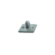 Plastic base for Monopost, grey