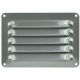 V1712 Stainless steel slatted grill flat 17x12cm