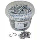 Ring clips 3/8 approx. 1800 pieces 1 kg