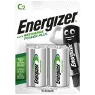 Energizer Recharge Power Plus C / NH35 2500mAh Batterier (2 Stk. Pakning)
