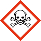 GHS etiketti Eagler myrkyllinen 1 kpl. 10 x 10 cm