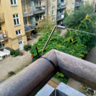 Hjørne og ende wirebeslag til altan træ-gelænder - Venstre side
