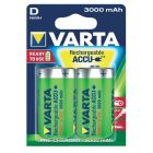 VARTA Power Accu D / R20 / Mono (2 kpl) 3000mAh ladattava akku 