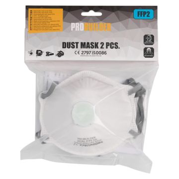 STAUBMASKE M/VENTIL FFP2 2. STK.