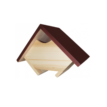 Teat box Wood W/Back door