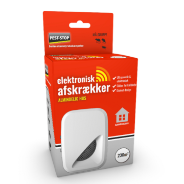 Elektronisk afskrækker - indendørs (230 m²)