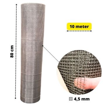 Gnaverstop-net i vævet rustfrit stål - 10 meter