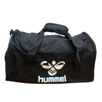 Hummel Logo Sportstaske M | Klassisk sortfarvet