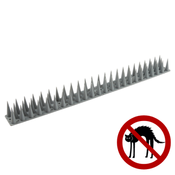 Kattepigge - 45 cm (grå)