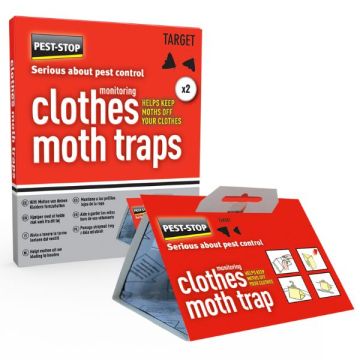 Klædemølfælde 2 stk. inkl. feromon | Pest-Stop