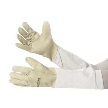 Læderhandske lavet af blødt og lækkert læder | Mod hvepse og bier