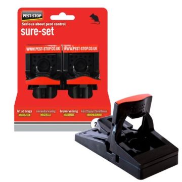 Musefælde 2 stk. Pest-Stop PROFF | Sure-Set