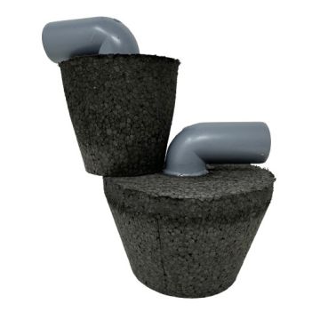 Rohrstopfensatz für Rauchgebläse