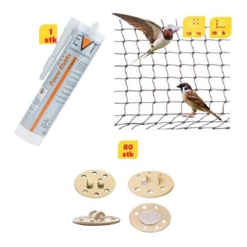 Kleinvogelpaket – Lösung für den Balkon (3 x 10 Meter)