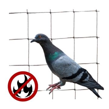 Duenet sort/rødtråd NO-FLAME