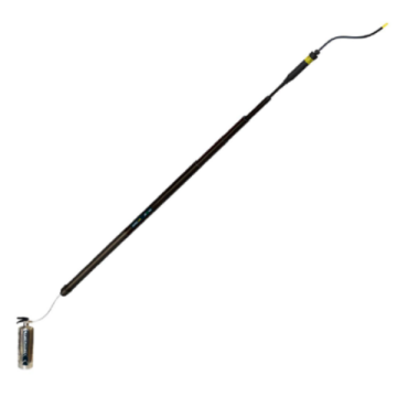 Teleskop pudderblæser 8m inkl. kompressionstank
