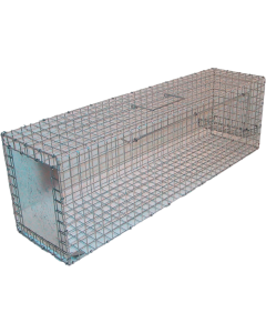 Marderfalle, verzinkt, mit 1 Eingang &ndash; 83 x 25 x 34 cm