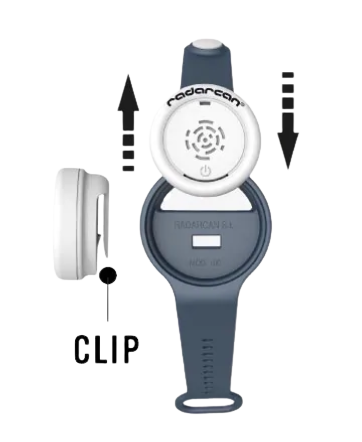 Kokoelma Mosquito rannekoruja RADARCAN R-100